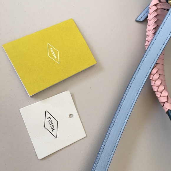 Leather Fossil blue bag - Picture 5 of 8